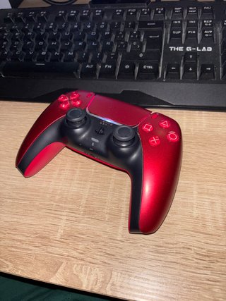 Mando PS5 Rojo Metálico