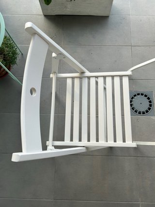 Mesa y 4 sillas de jardín plegables
