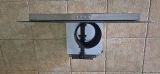 Campana Extractora Acero Inoxidable y Cristal