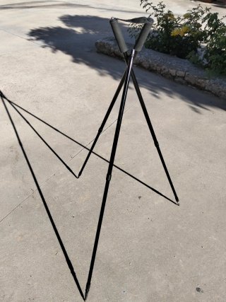 Trípode de caza negro