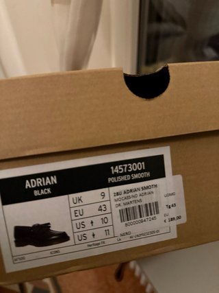 Dr Martens Adrian Loafers Pelle Nera