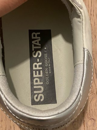 Zapatillas Golden Goose Blancas y Plateadas