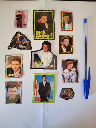 Póster y pegatinas Rick Astley 80s