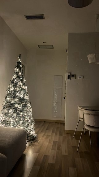 Árbol de Navidad Sklum Verde/Plateado