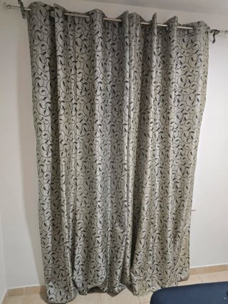 2 Cortinas 1.40x2.60 con Estampado