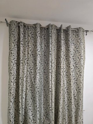2 Cortinas 1.40x2.60 con Estampado