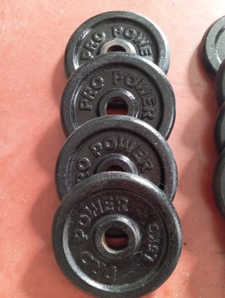 4 Discos de pesas PRO POWER 1,5 kg