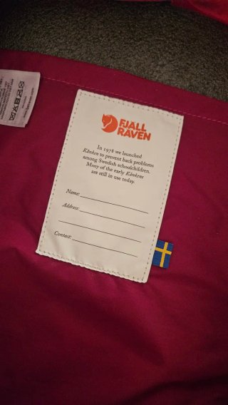 Mochila Fjällräven Kånken Roja Classic de 16L