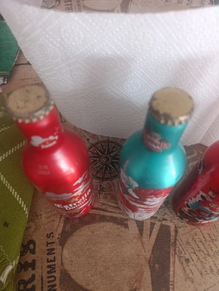 Lote 4 Botellas Estrella Damm antiguas