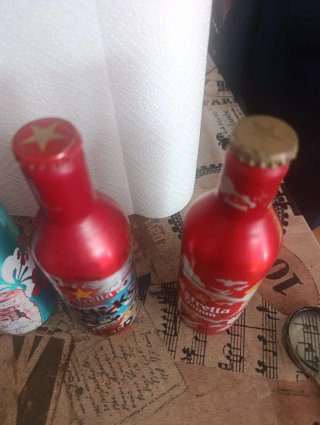 Lote 4 Botellas Estrella Damm antiguas