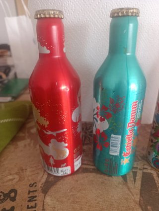 Lote 4 Botellas Estrella Damm antiguas
