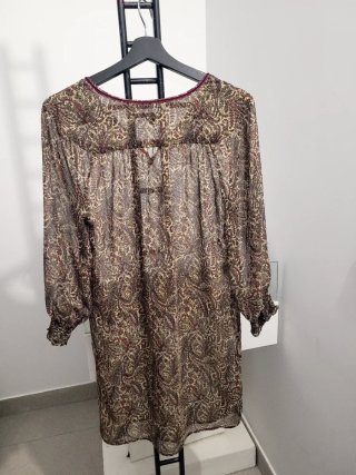 Vestido Trucco estampado talla S