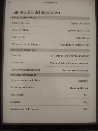 Lettore di libri Kobo Forma 8 pollici