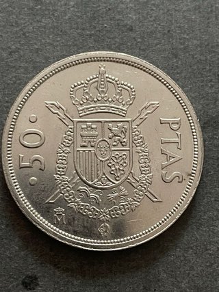 2 Monete 50 Peseta 1984 Juan Carlos I