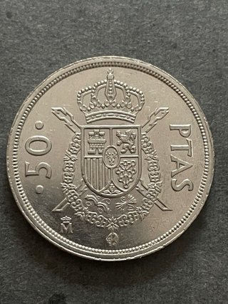 2 Monete 50 Peseta 1984 Juan Carlos I