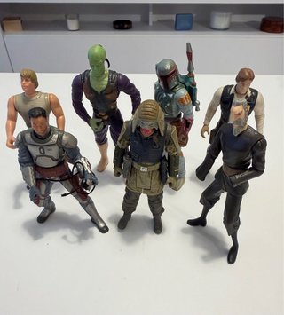 Lote 7 Figuras Star Wars Hasbro Kenner y disney