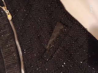 Cazadora negra con strass