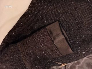 Cazadora negra con strass