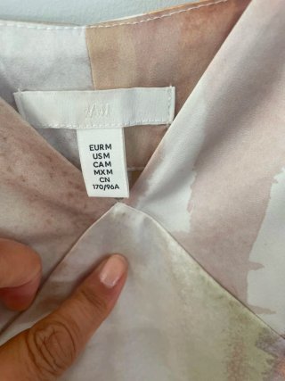 Vestido H&M estampado