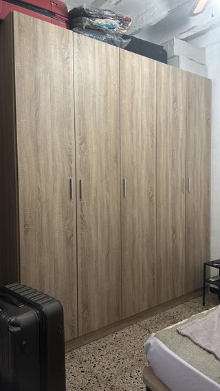 Armario closet madera 6 puertas