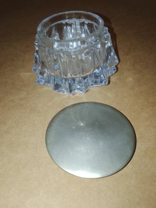 Caja Vintage Cristal y Metal