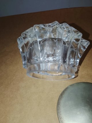 Caja Vintage Cristal y Metal