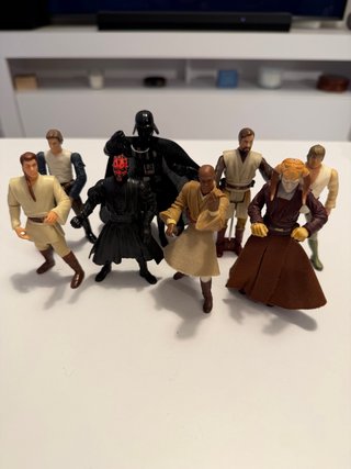 Lote 8 Figuras Star Wars Hasbro kenner y disney