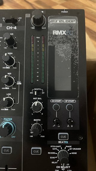 Reloop RMX-60 Mesa Mezclas Club 4+1 Canales
