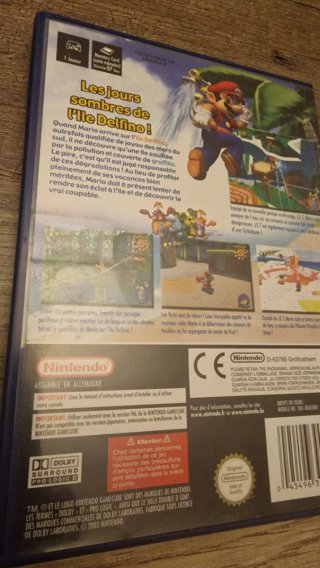 Super Mario Sunshine Gamecube PAL Francia