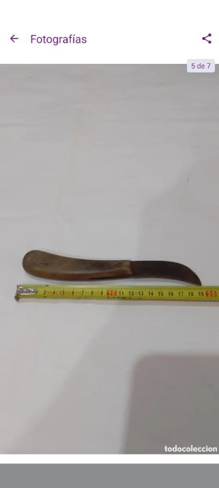 Cuchillo antiguo agricultura vendimia