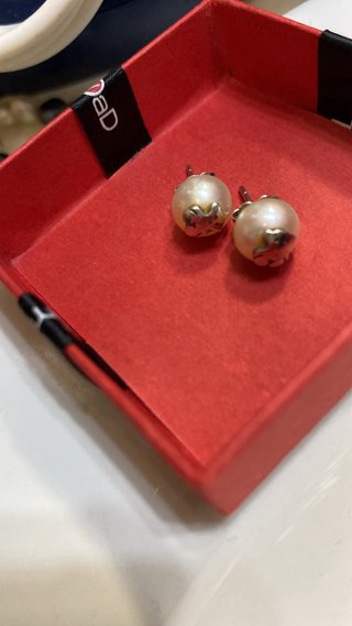 Pendientes Tous originales Oso Perla Plata