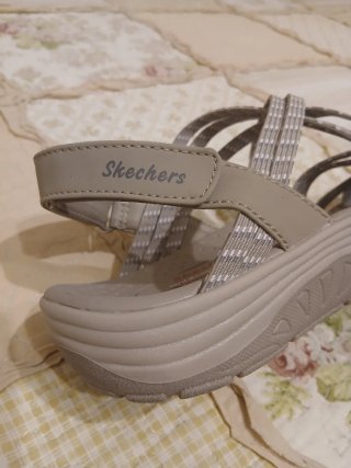 Sandali Skechers Beige Donna
