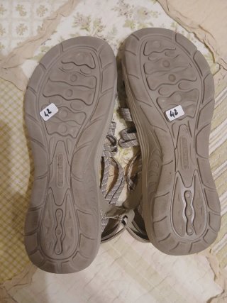 Sandali Skechers Beige Donna