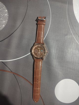 Reloj Geneva Elegante Dorado y Marrón
