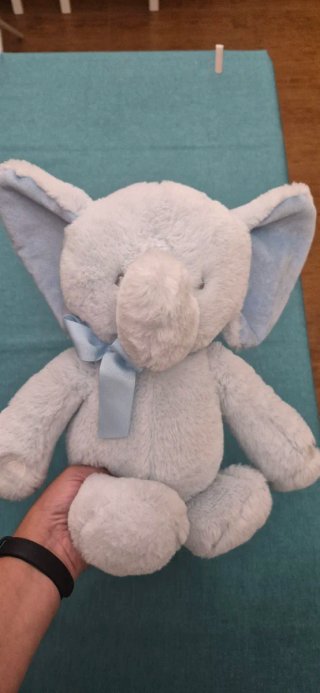 Peluche Elefante Azul Bebé