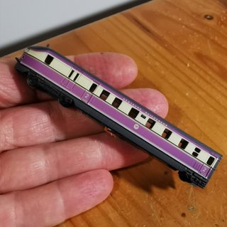 Locomotora de tren estática escala Z 1:220 luz 12V