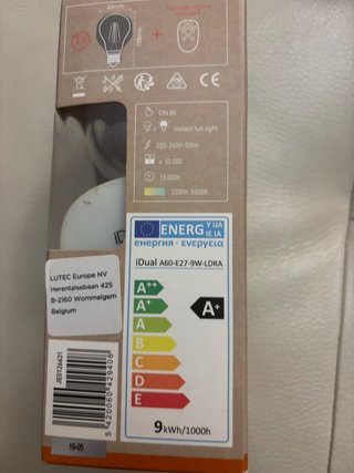 Lampadina LED iDual con Telecomando Dimmerabile