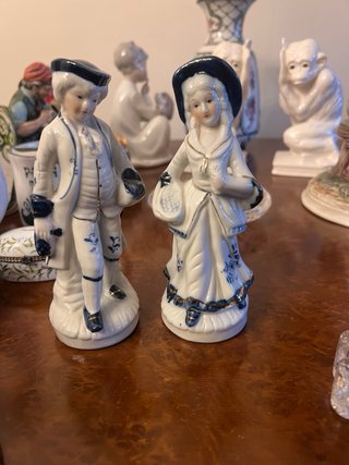 Figuras de cerámica hechas a mano España Italia