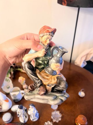 Figuras de cerámica hechas a mano España Italia