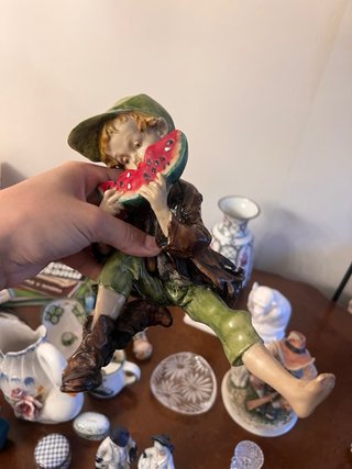 Figuras de cerámica hechas a mano España Italia