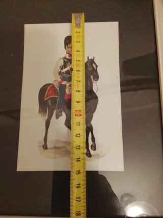 Cuadros de caballería enmarcados