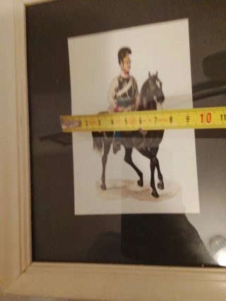 Cuadros de caballería enmarcados