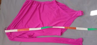 Body Zara Asimétrico Fucsia