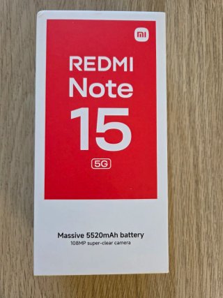 Xiaomi Redmi Note 15 5G + auriculares Huawei SE4.