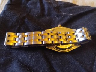 Reloj Mujer Champagne Acero Plata y Oro