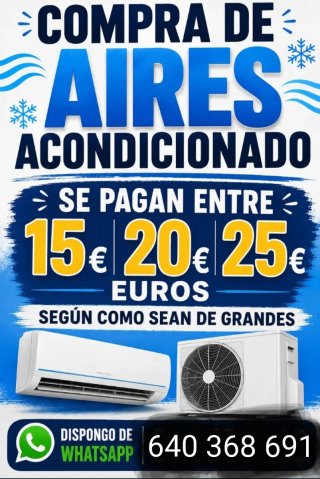 Compra de aires acondicionados