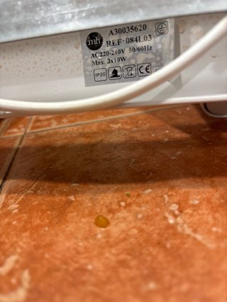 Aplique de baño 3 focos blanco