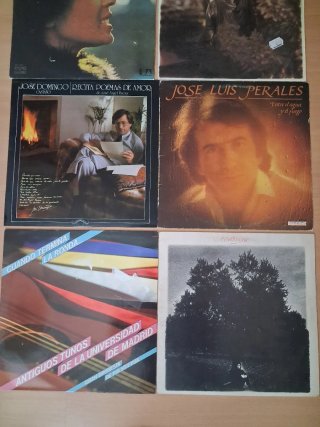 Lote 8 Vinilos: Pop, Flamenco, Rock