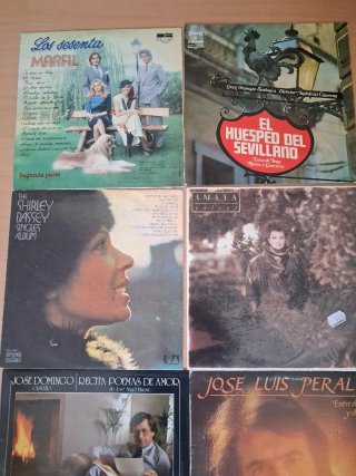 Lote 8 Vinilos: Pop, Flamenco, Rock