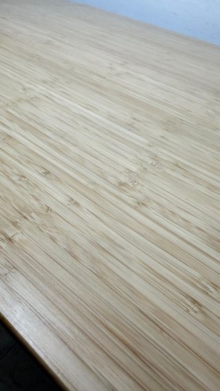 Mesa de comedor extensible bambú